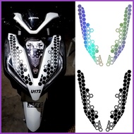 ♗ ✆ ❏ Honda Click 125i 150i v1 v2  Honeycomb Front Fairings Fender Sticker Decal for Motorcycle