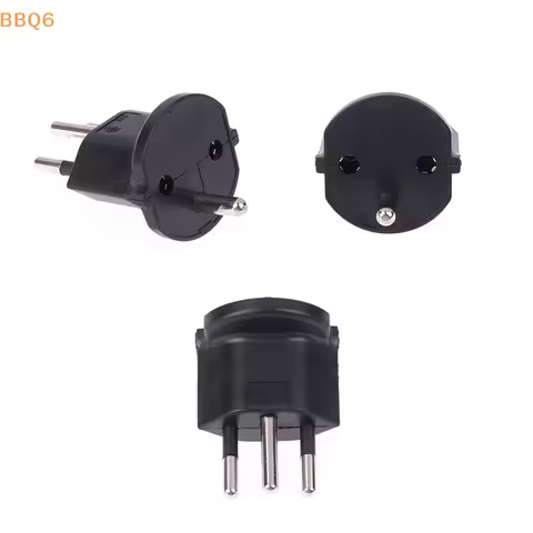 1Pcs Plug Travel Adapter Europe German TO Plugs 10A 250V Power Plug EU To Switzerland Electrical Plu