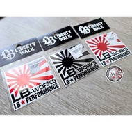 Authentic Liberty walk LB-Performance Sticker