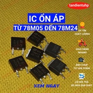 5 PCS DC POWER SUPPLY IC WITH CODES 78M05, 78M06, 78M09, 78M12, 78M15, 78M24 BRAND NEW PRODUCTS