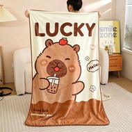 Nano Blanket Air Conditioning Capybara Japanese Style Size 3.33 Feet 100*140cm