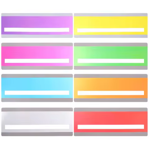 8pcs Help with Dyslexia for School Crystal Children Guided Reading Strips Highlight Strips Colored O