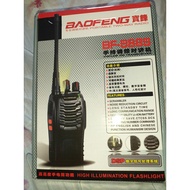 Baofeng walkie talkie USB type C charging 5KM distance black color 2 biji