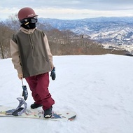 日系中性防水拼接連帽工裝滑雪外套 登山保溫斗篷 山系 復古 寬鬆
