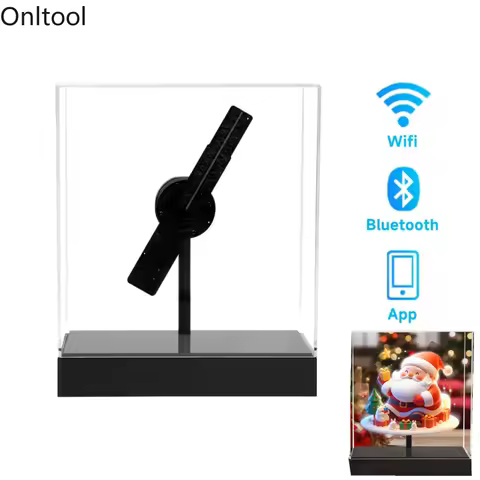 P20 HD 3D Desktop Fan Hologram Projector Display Business Advertising Logo Light Holographic Lamp Pr