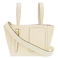 Valextra 2-Way 水桶包 Micro V5B90T 白色真皮手提包 0259 [二手] Valextra