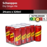 Schweppes Dry Ginger Ale 24 cans x 320ml