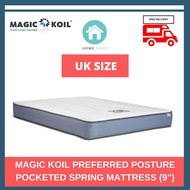 Magic Koil Preferred Posture Pocket Spring Mattress, UK size, Firm 9 inch