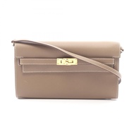 【二手】愛馬仕 (Hermes) Kelly To Go 肩背包，灰褐色小牛皮（牛皮）材質，女士款，二手