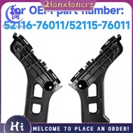 1Pair Front Bumper Bracket Support Set 52115-76011 52116-76011 for  CT200h 2011-2017 52115-76010 521