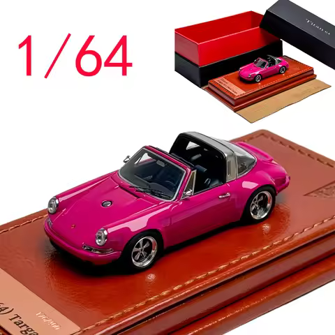 Titan 64 Diecast 1/64 Scale Singer Porsche 911 964 Targa Resin Model car Toys for Boys Gift
