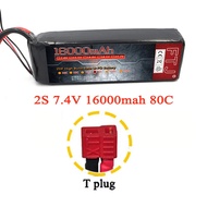 Brand new Powerful ZDF 2PCS 2s 3s 4s 6s 16000mah MAX 80C 7.4v 11.1v 14.8v 22.2v Retaxable Batterry F