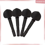 [LzdyqmyfaMY] 4 Pieces Violin Tuning Tuner Pegs Replacement Set Parts Sturdy Portable Violin String 