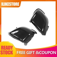 Ilikestore 2pcs Carburetor Side Cover Carbon Fiber Style ABS Replacement For CB 400 CB400 VTEC 1999‑
