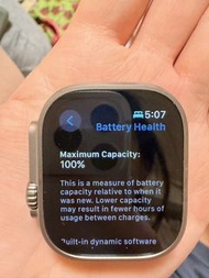 (電池100%）Apple Watch Ultra GPS + Cellular 49mm Titanium