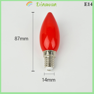 Dinawan 1PC led altar bulb E12/E14 Red candle Buddha lamp Temple decorative lamp