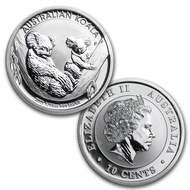 2011 Perth Mint Australia Koala 1/10 oz .999 Silver Coin (with capsule) 1/10oz