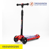 3-wheel scooter with brake 5688 red - for thethao99 children