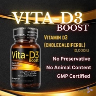 Vita-D3 Boost (Vitamin D3 Cholecalciferol 10,000IU) 30 Vegecaps
