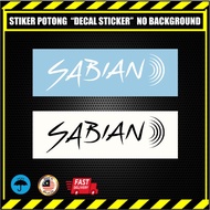 SABIAN DECAL STICKER. SABIAN CYMBALS. SABIAN LOGO. DRUM SET. DRUM STICK. ZILDJIAN. DECAL LOGO. ROCK 