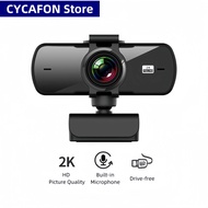 Mini Usb Webcam 2k Hd Mini Webcam For Laptop Computer Web Camera Dual Microphones For Youtube Zoom V