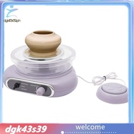 [Pretty] Pottery Machine Pottery Wheel Machine Kit Adjustable Speed Pottery Machine US Plug