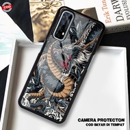 HP HS20 Case Realme 7 - 7 Pro Softcase Glass Kaca - Hardcase 2D Glossy - Protective Phone Case Lates