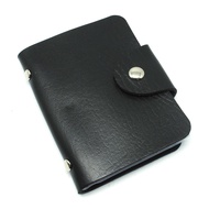 24 in 1 ATM Card Wallet 24 Slot Leather Card Wallet - Brown