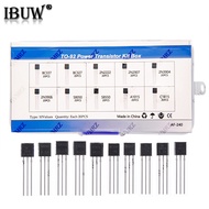 200PCS 10Values TO-92 Power Transistor Kit (BC337/2N2222/S8050 etc.) for Arduino DIY Electronic Proj