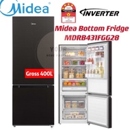Midea 2 Door Fridge Bottom Mount Freezer Fridge MDRB431FGG28 400L