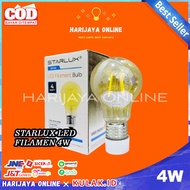 STARLUX FILAMENT BULB 4 WATT E27 ROUND LED FILAMENT BULB