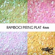 Ramboci Sequin Beads 4mm Plate