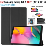 For Samsung Galaxy Tab A 10.1" 2019 2016 TabA 10.5" 2018 High Quality PU Leather Magnetic Flip Stand Cover SM-T510 T515 T590 T595 T580 T585 Fashion Tablet Protective Case