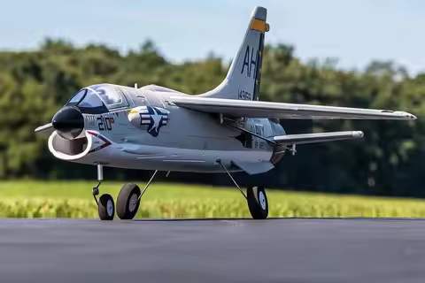 Freewing F-8 64mm EDF RC Airplane F-8E F8E Crusader PNP,Landing Gear,Radio Control Model, Aircraft,G