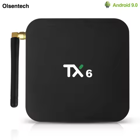 TX6 Android 9.0 TV Box 4GB RAM 64GB 5.8G Wifi Allwinner H6 Quad Core USD3.0 BT4.2 4K Google Player Y