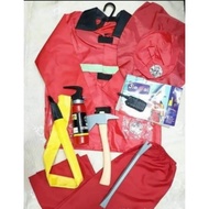 Fireman costume with pants for kids