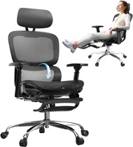 Ergonomic office chair SGS certified air cylinder adjustable lumbar support and seat depth office