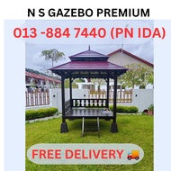 (Wakaf) Gazebo 6 x 6 Buatan Tangan Siap Pasang Direct Kilang ♥️ FREE DELIVERY 🚚