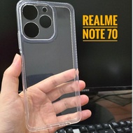 SOFTCASE TPU SPACE TRANSPARENT BLACK REALME NOTE 70 CASING/ REALME NOTE 70