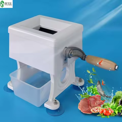 Commercial Manual Meat Slicer Small Chili Peppers Vegetables Shredded Dicer Sliced ​​Fresh Grinder K