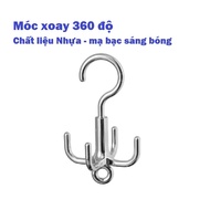Clothes Hanger, 4 360 Degree Rotating Pins - Neat Design, Space Saving, Versatile. Phukienhome 2018
