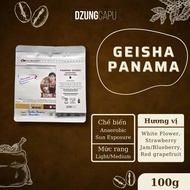 Geisha Panama Coffee - Anaerobic Sun Exposure - 100g pack - DzungCapu Specialty Coffee