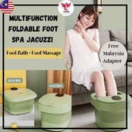 NEW Foldable Foot Jacuzzi Massage Machine  Detox Spa Automatic Electric Foot Bath Multifunctional Tungku kaki 泡脚桶 按摩 足浴盆