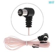 Will FM Radio Antenna 75 Ohm PAL Connector Radio Stereo Indoor for Radio Indoor Receiver HiFi FM Ant