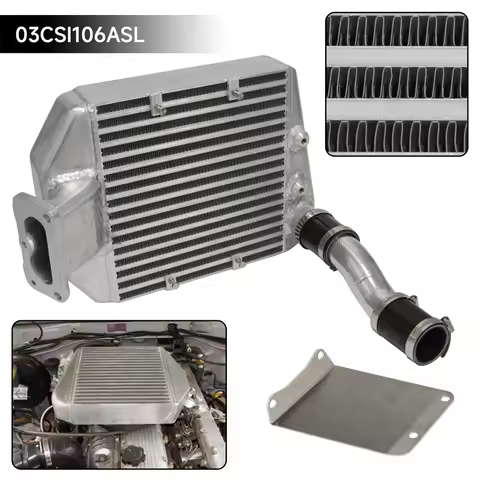 Upgrade Top Mount Intercooler Fits for Toyota Land Cruiser 80/100 Series 1HD-T HDJ80 1HZ Engine 4.2L