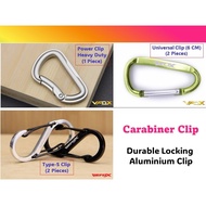 FISHING CARABINER CLIP - POWER CLIP FOR HEAVY DUTY - TYPE-S CLIP