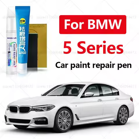 Car Paint Repair Pen For 1972-2025 BMW 5-Series Paint Scratch Repair Accessories 4PCS Red C3C Black