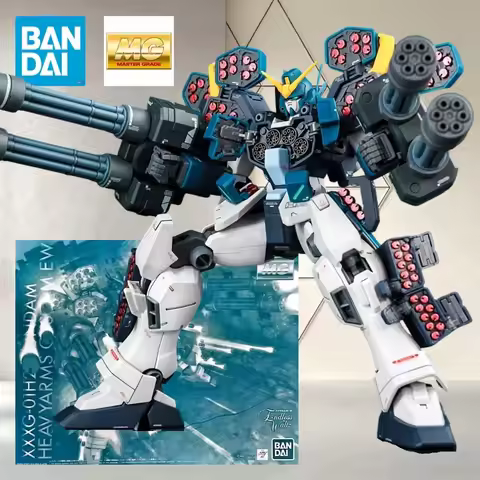 Bandai MG 1/100 Heavyarms EW Series Standard Igel Unit Custom Ver White Red Dark Blue Multi Pod Stac