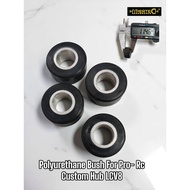 RIM CUSTOM HUB RUBBER HYPERTECH (AJI) dan (MAGICBOY)- BUSH DALAM HUB CUSTOM AJI RACING MAGICBOY