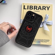 XingQiu Casing hp Untuk Infinix Smart 8 SPARK GO 2024 Note 30 Hot 30i 20S Note 12 G96 Hot 12 11 9 10 Play Smart 5 Smart 6 Smart 7 kartun Trendy Brand Anime Marvel Angel Eyes  Anime Spider-Man Logo Soft Case